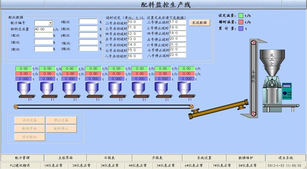 皮带秤配料系统软件